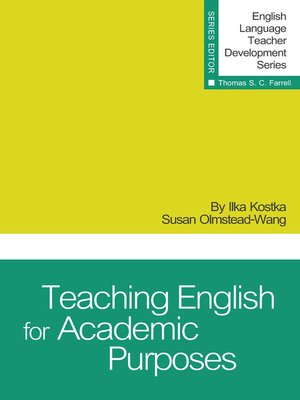 cover image of Teaching English for Academic Purposes